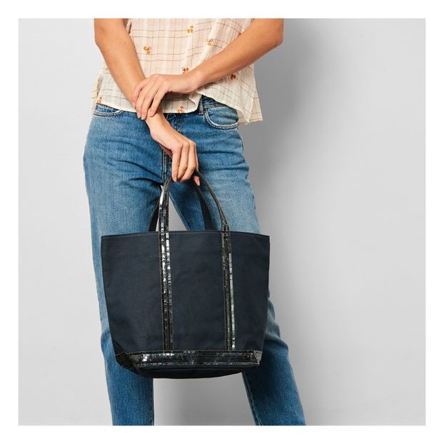 Bolso mediano tela lentejuelas-product