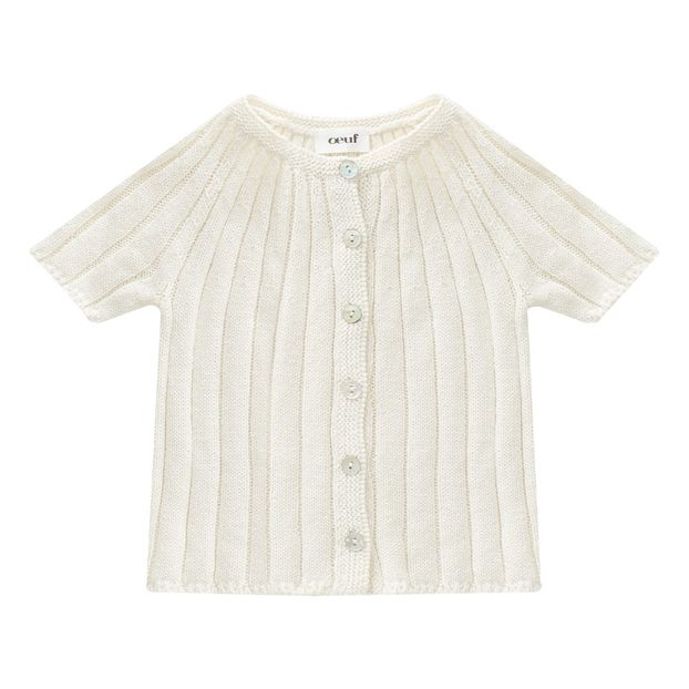 Cardigan Côtelé Coton Pima-product