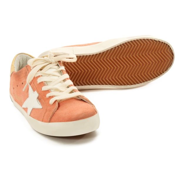 Zapatillas Bajas Ante Parte Trasera Dorado Superstar-product