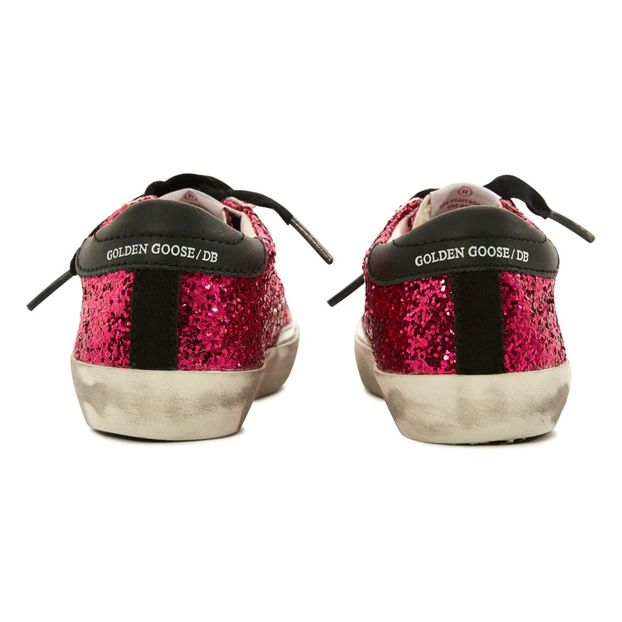 Zapatillas bajas con purpurina Estrella plateada-product