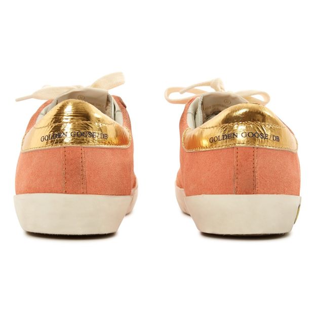 Zapatillas Bajas Ante Parte Trasera Dorado Superstar-product