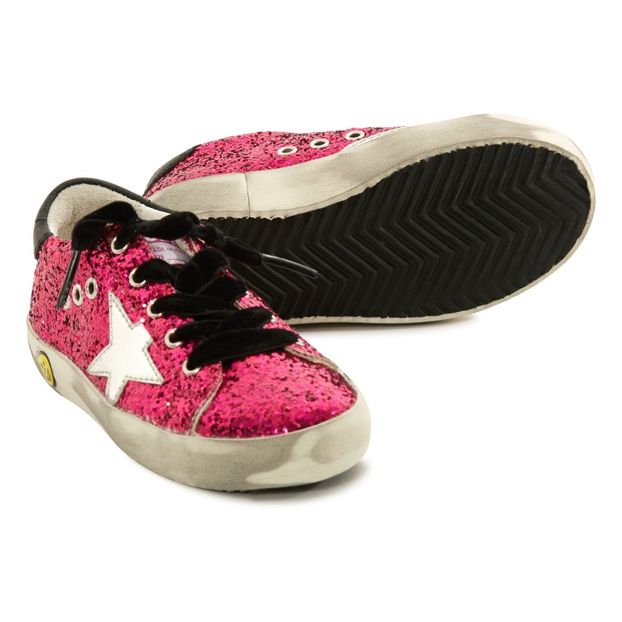 Silver Star Glitter Bottom Trainers-product