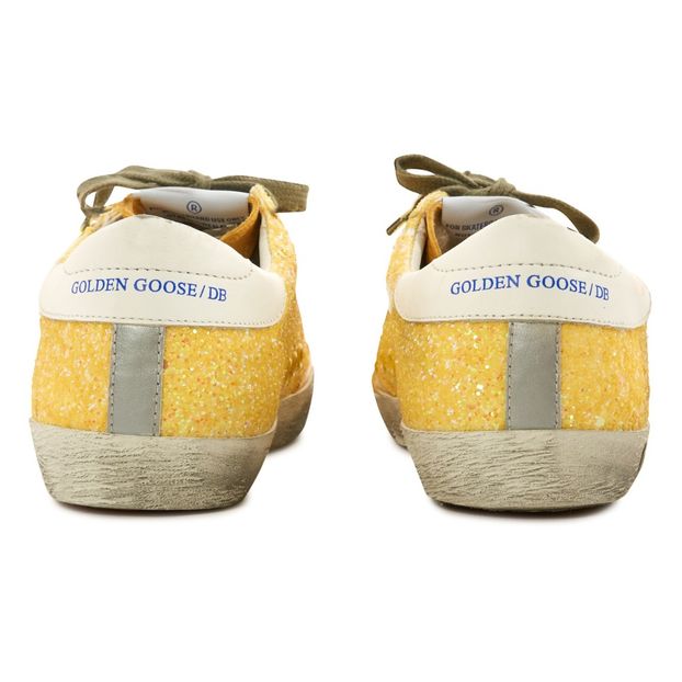 Superstar Star Suede Glitter Low Top Trainers-product