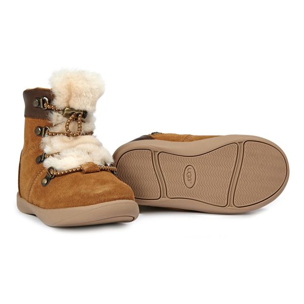 Ager Suede and Fur Lace-Up Boots-product