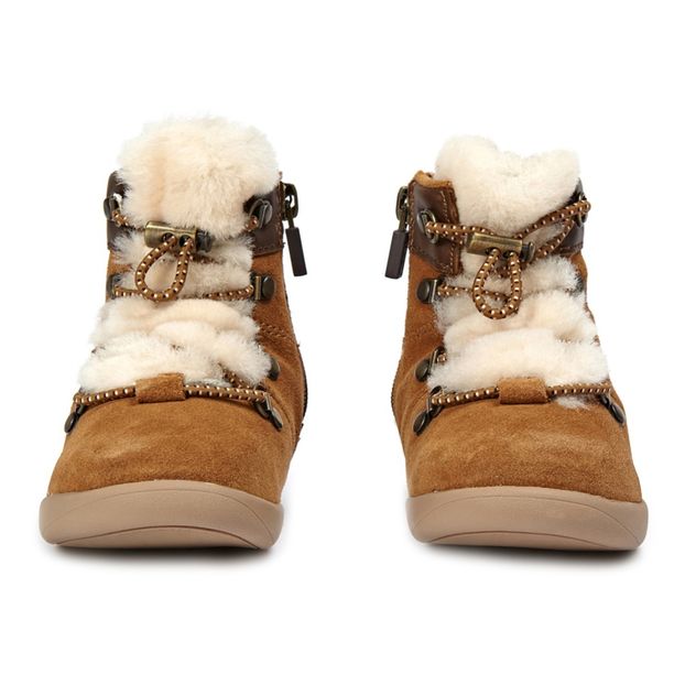 Ager Suede and Fur Lace-Up Boots-product