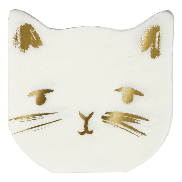 Cat Paper Napkins - Set of 16-product