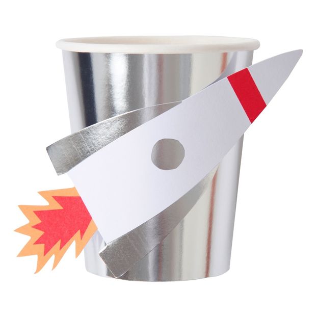 Vasos de cartón Cohete - Set de 9-product