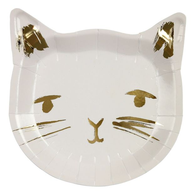 Platos de cartón Gato - Set de 9-product