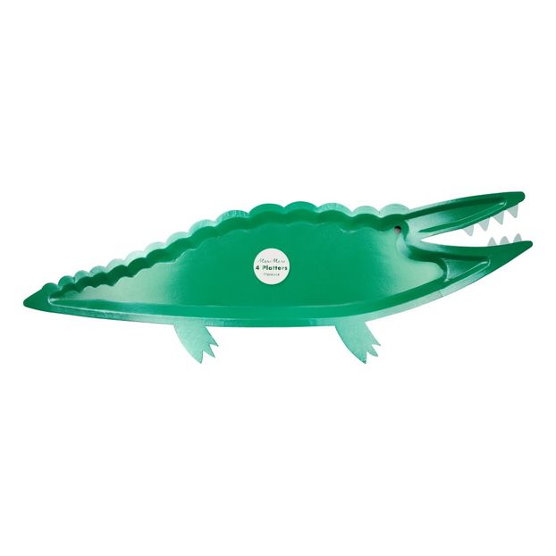 Plateaux en carton Crocodile - Set de 4-product
