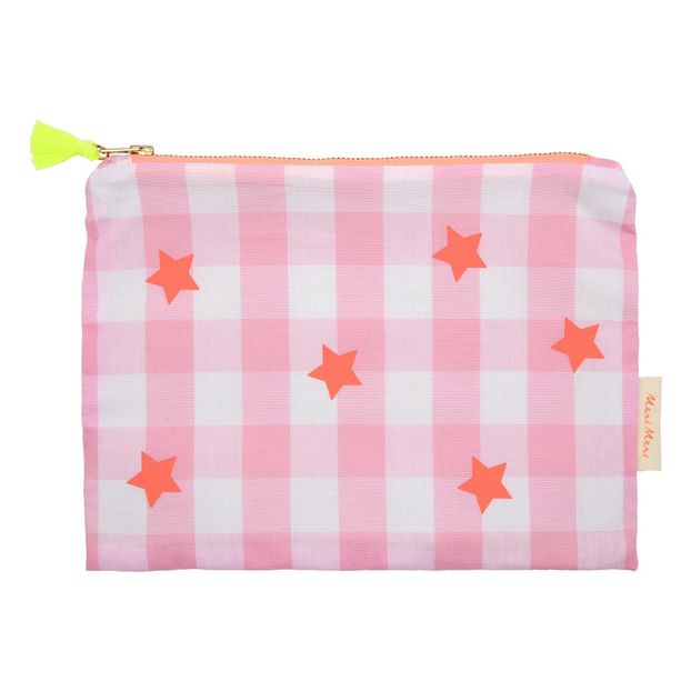 Gingham and Stars Pouch-product