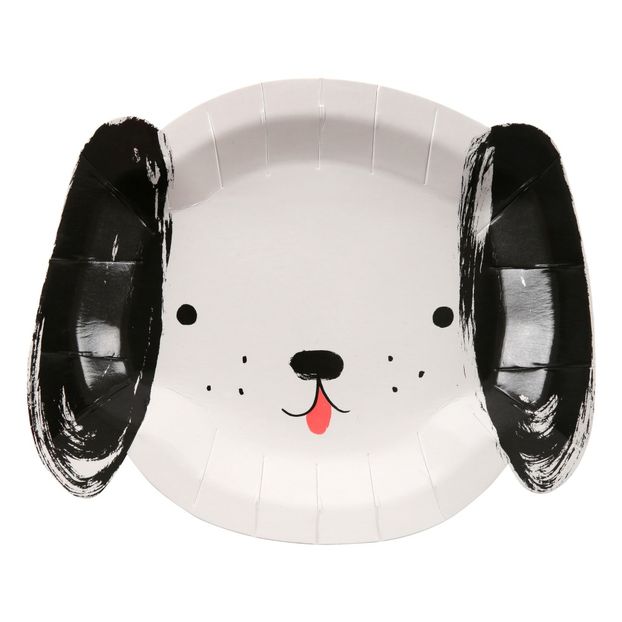 Assiettes en carton Chien - Set de 12-product