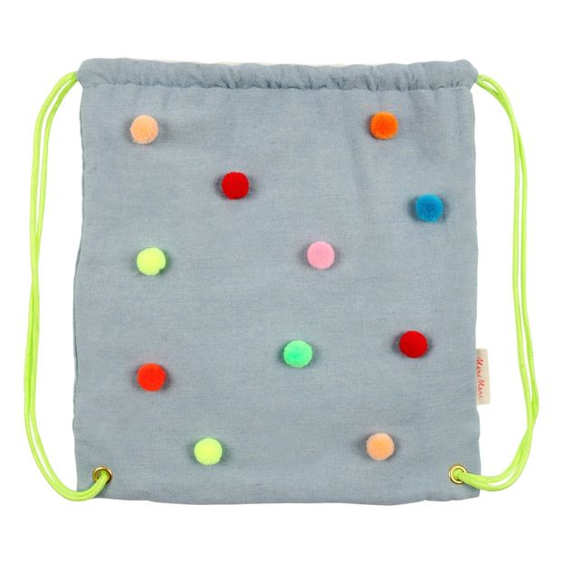 Mochila con pompones-product