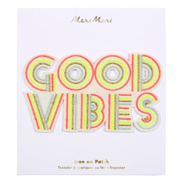 Iron-on "Good Vibes" Patch-product
