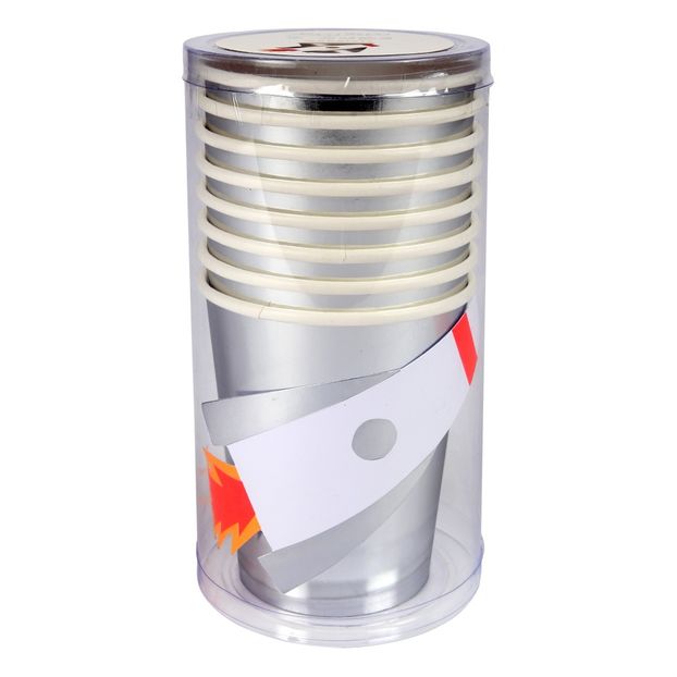 Vasos de cartón Cohete - Set de 9-product