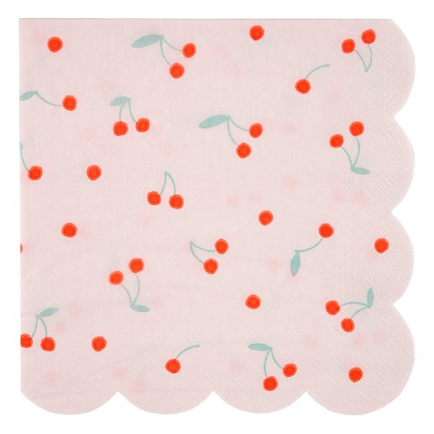 Serviettes en papier cerises - Set de 20-product