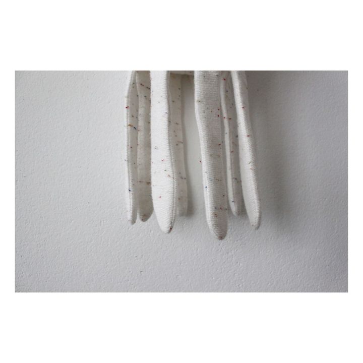 Doudou mini poulpe Albino 30 cm | Blanc- Image produit n°4