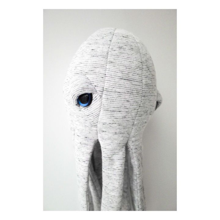 Peluche mini Pulpo Grandpa 30 cm Gris- Imagen del producto n°2