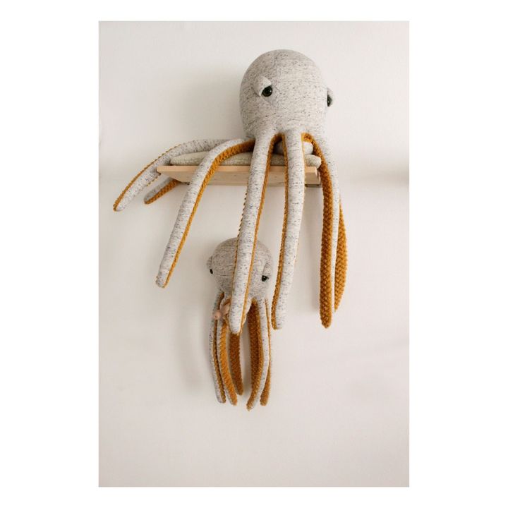 Peluche gigante Pulpo Pop 60 cm | Gris- Imagen del producto n°1