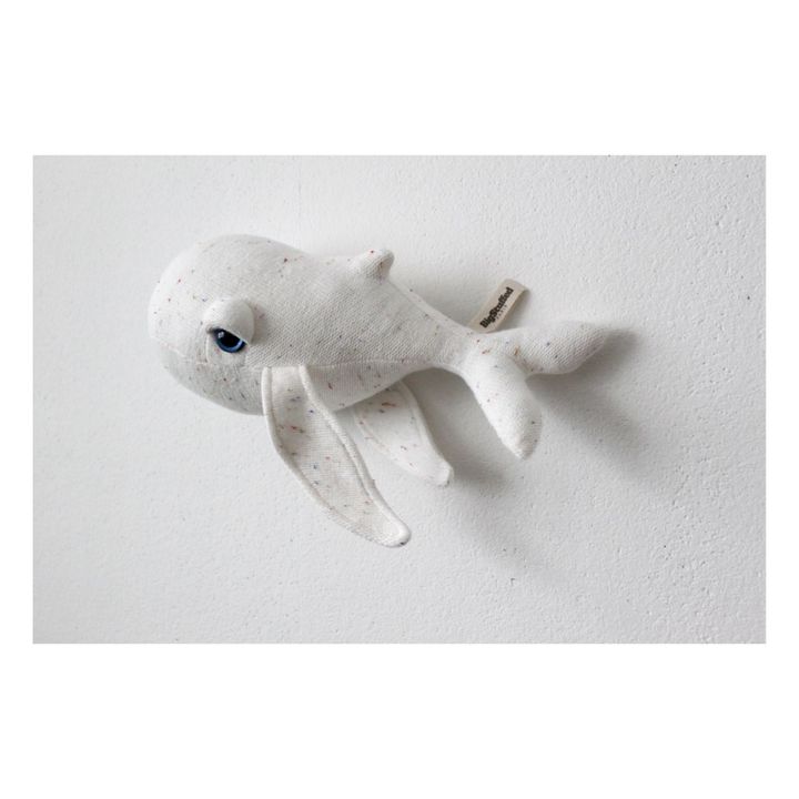 Albino Whale Mini Soft Toy 30cm | White- Product image n°6