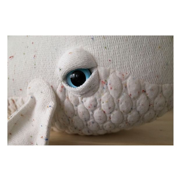 Doudou géant beluga Albino 55 cm-product