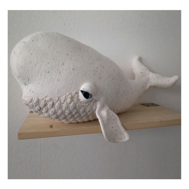 Doudou géant beluga Albino 55 cm-product