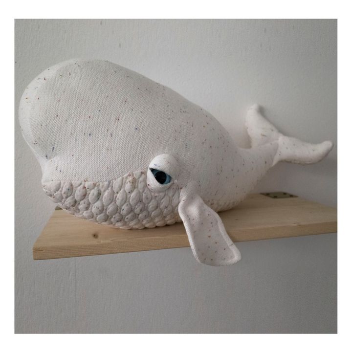 Albino Beluga Giant Soft Toy | White- Product image n°5