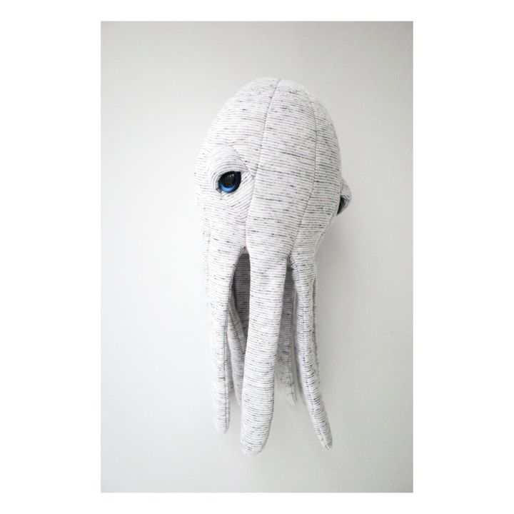 Mini Plüsch-Kraken Grandpa 30 cm | Grau- Produktbild Nr. 2