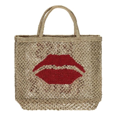 Kiss Me Quick Small Jute Shopper-product