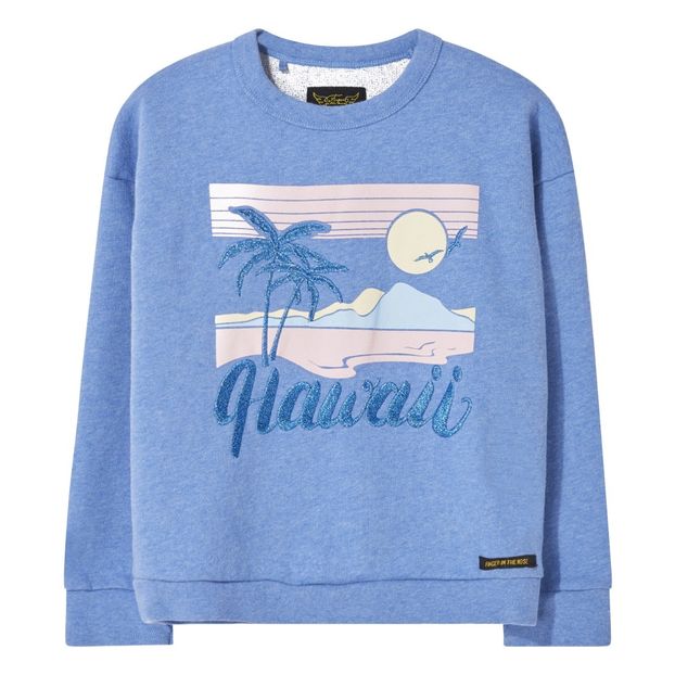 Turner "Hawaii" Glitter Embroidered Sweatshirt-product