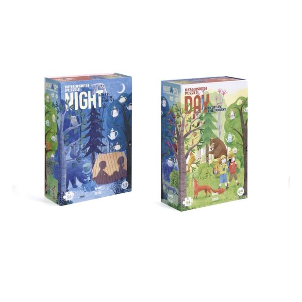 Night and Day in the Woods Double-Sided Puzzle-product