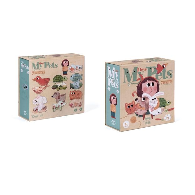 I Love My Pets Animal Puzzle-product