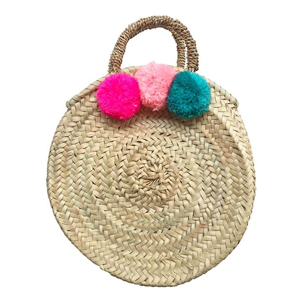 Gaby Pompom Rafia Children's Bag-product