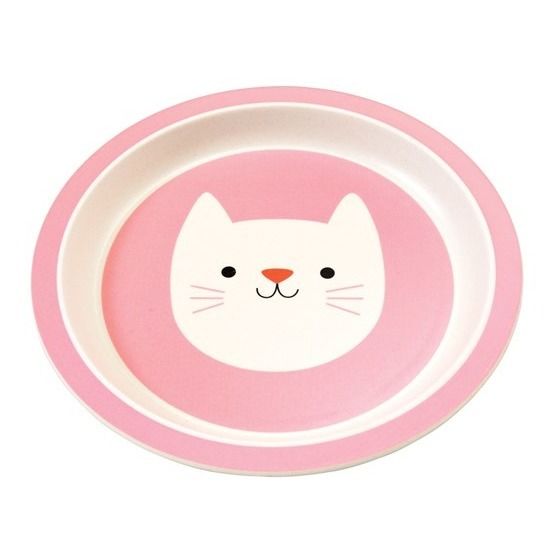 Cookie The Cat Bamboo Plate-product
