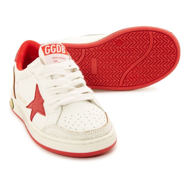 Star Ball Lace-Up Leather Low-Top Trainers-product