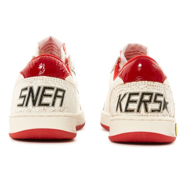 Star Ball Lace-Up Leather Low-Top Trainers-product