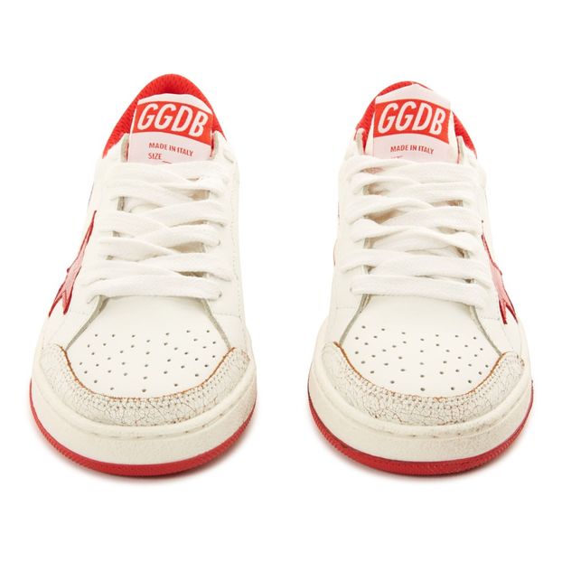 Star Ball Lace-Up Leather Low-Top Trainers-product
