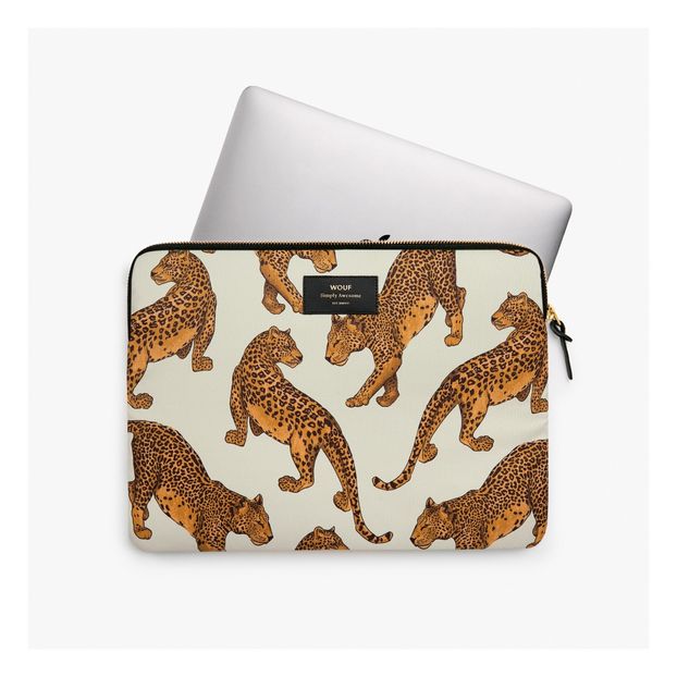 Leopard Canvas 13" Computer Pouch-product