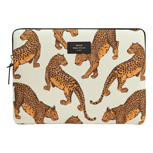 Leopard Canvas 13" Computer Pouch-product