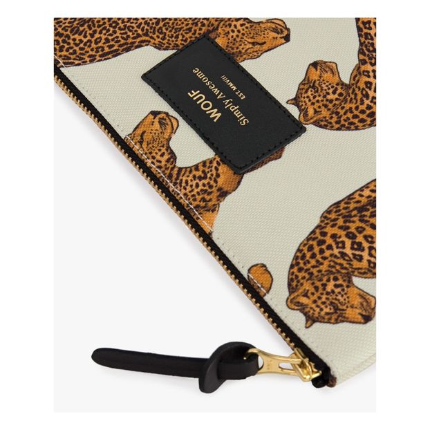 Pochette en toile léopard-product