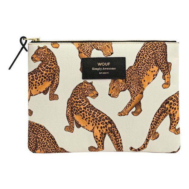 Pochette en toile léopard-product