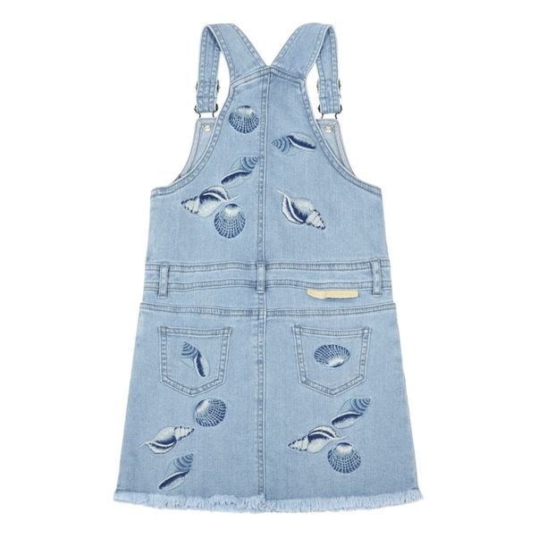 Sunflower Embroidered Shell Dungaree Dress-product