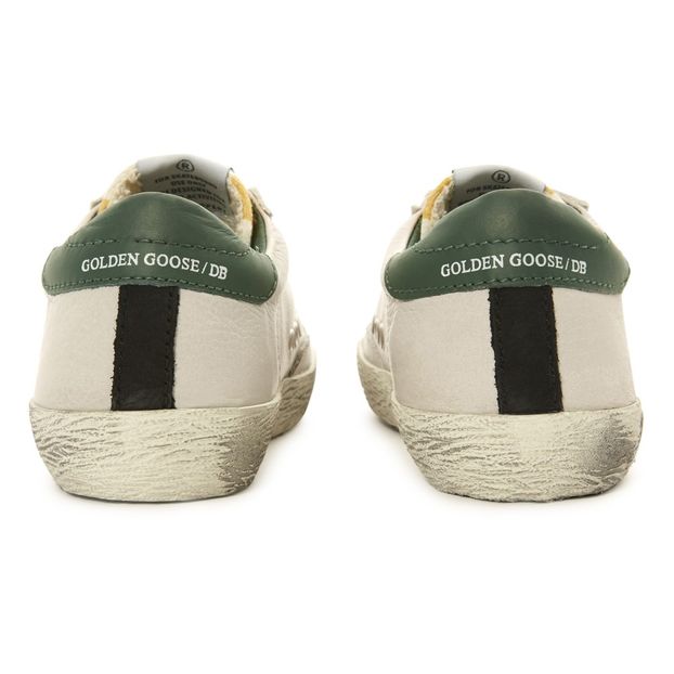 Zapatillas bajas de ante Talón verde Estrella negra Superstar-product