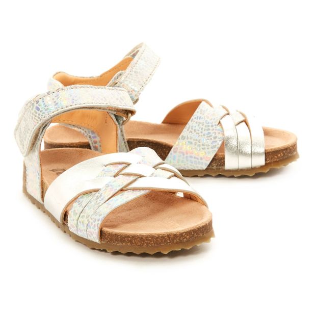 Sandales Multi Brides Cuir Irisé Scratch-product