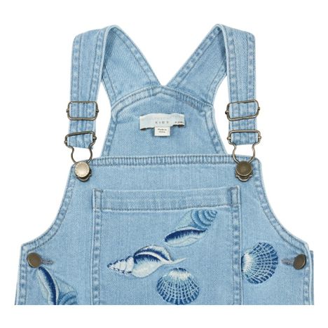 Sunflower Embroidered Shell Dungaree Dress-product