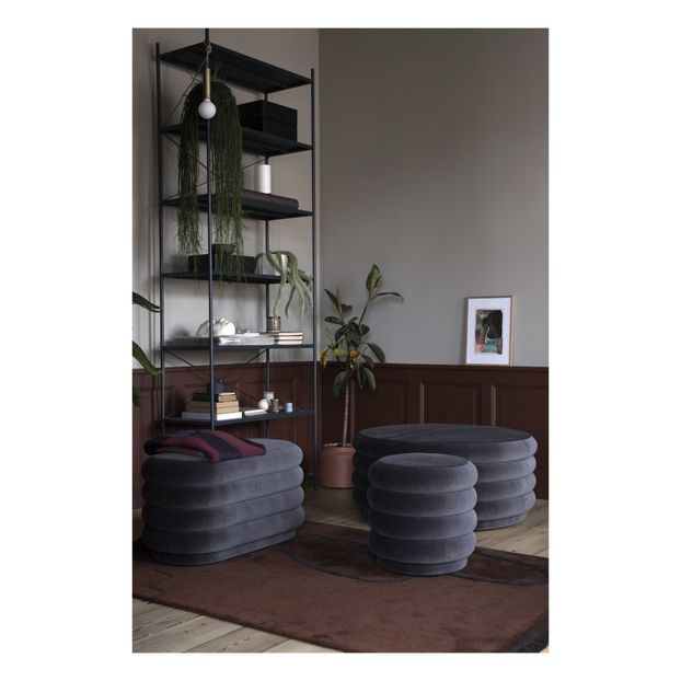 Sitzpuff oval Velours Febrick-product