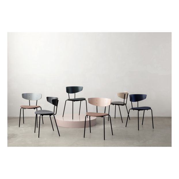 Herman Wood and Metal Padded Chair -product