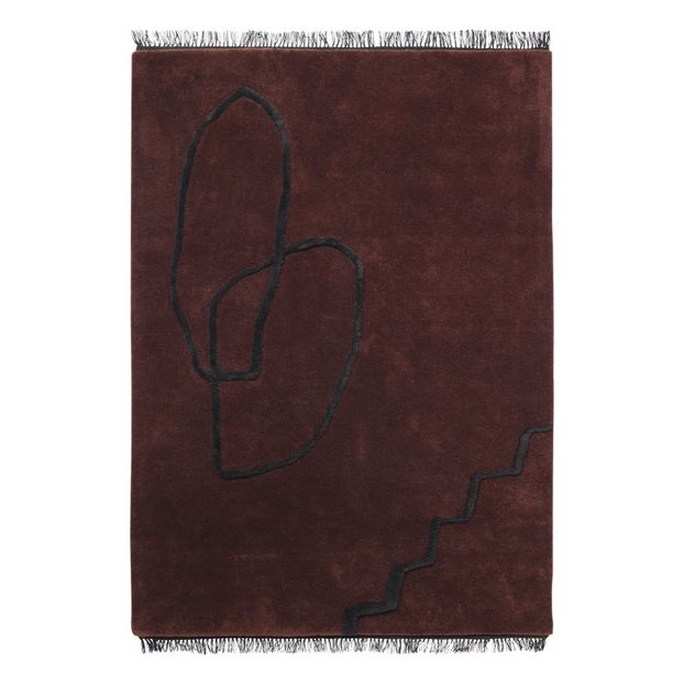 Alfombra tejida a mano de lana 140x200 cm-product