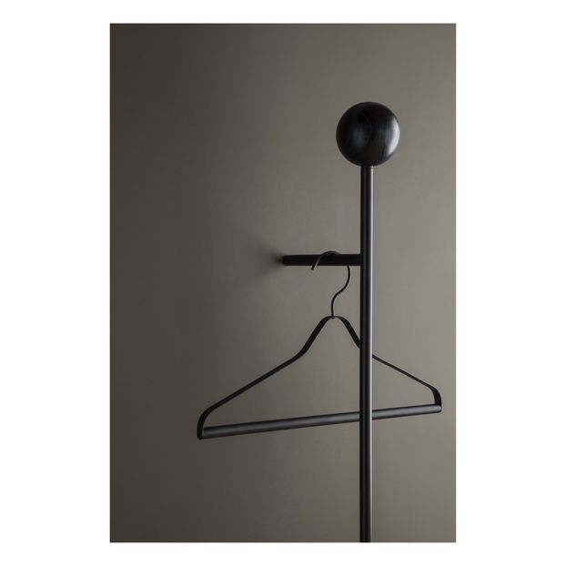 Porte-manteau Pujo en bois et métal-product