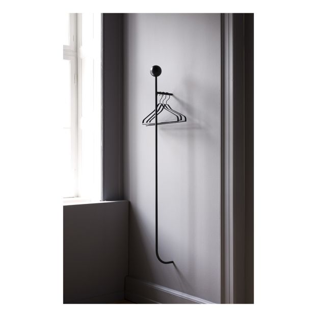 Porte-manteau Pujo en bois et métal-product