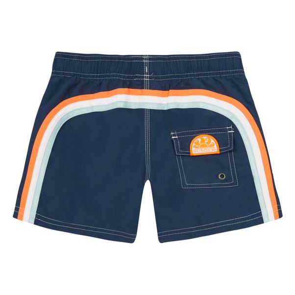 Short de Bain Uni Bande Tricolore-product